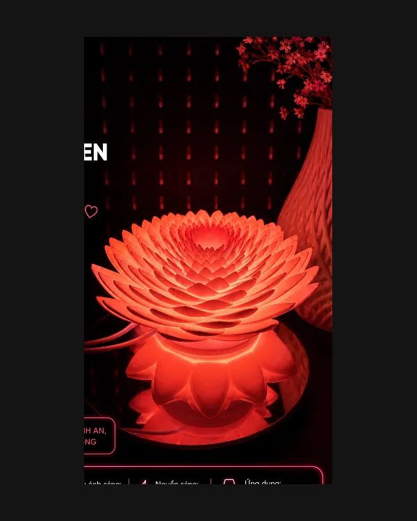 Đèn hoa sen vô cực